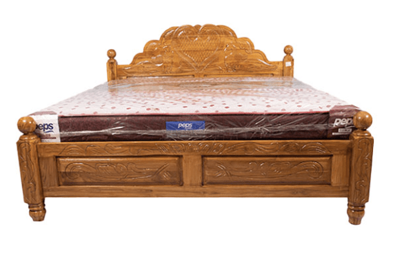 6x6 COT Teak Wood: Durable & Stylish for Home Decor-1