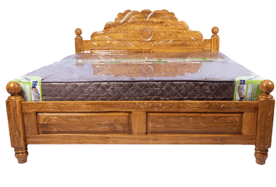 6x6 COT Teak Wood: Durable & Stylish for Home Decor-1