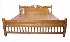 Beautiful Teak Wood Cot Paneling - Enhance Your Home's Look!-1