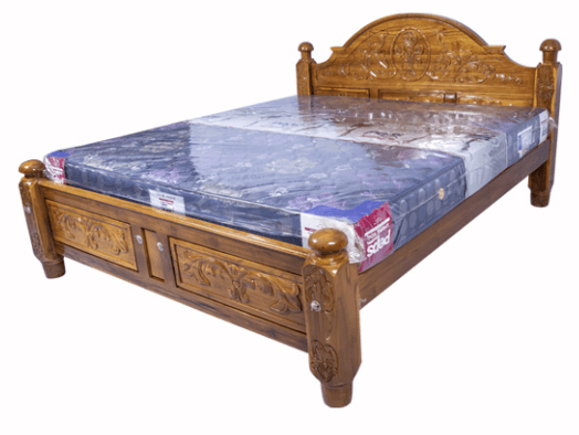 Premium 1/2 Teak COT 6X6 - Quality Craftsmanship & Durability-1