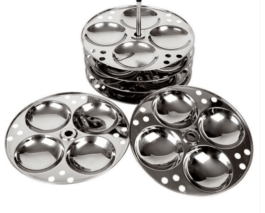 Stainless Steel Idli Maker - Make Delicious Idlis Easily!
