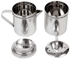 Premium Stainless Steel Coffee Maker - Perfect for Home Brewing-1