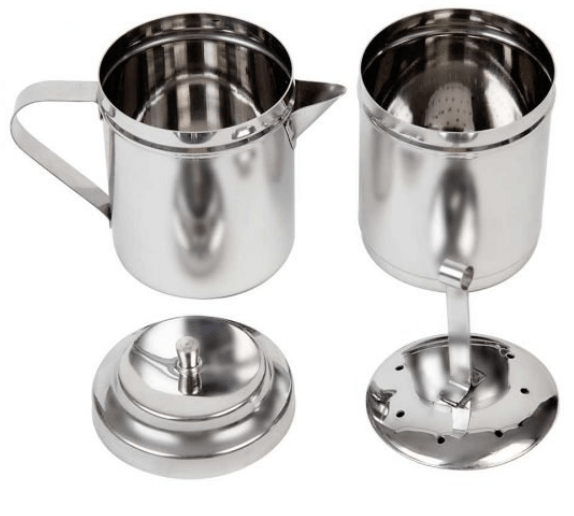 Premium Stainless Steel Coffee Maker - Perfect for Home Brewing-1
