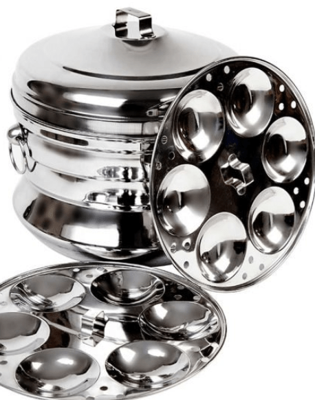 Stainless Steel Idli Maker - Make Delicious Idlis Easily!