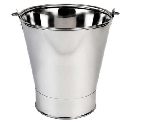 Stainless Steel Bucket: Durable & Stylish Storage Solution-1