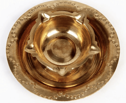 Brass Agal Vilakku - Traditional Indian Oil Lamp for Home Decor