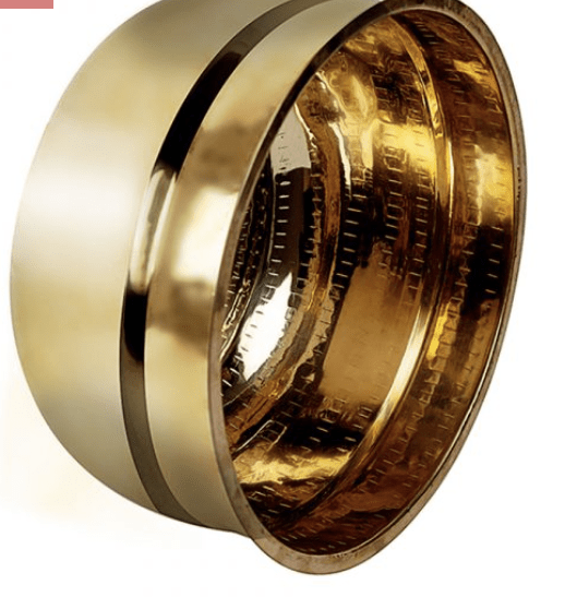 Brass Vana Chatti: Handcrafted Traditional Indian Cooking Pot