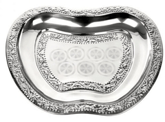 Stainless Steel Tray - Durable & Stylish Serving Tray for Home & Kitchen-1