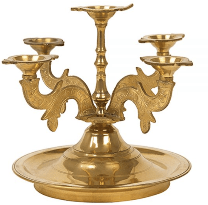 Brass Vilakku - Illuminate Your Home with Traditional Indian Lighting-1