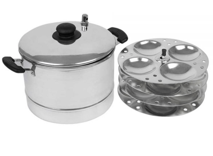 Aluminium Idli Cooker: Cook Delicious Idlis Quickly and Easily-1