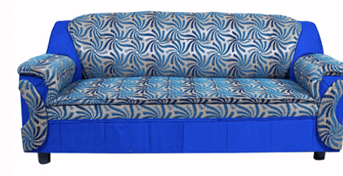 Comfortable 3-Seat PU Leather Lowback Sofa - Perfect for Any Home!-1
