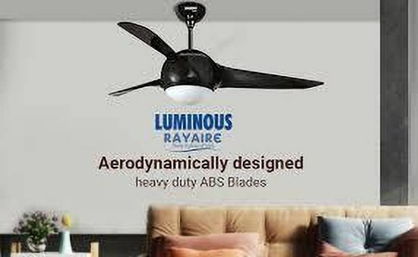 LUMINOUS Rayaire 1380MMCadillac Black Ultra High Speed 1380 mm Ceiling Fan-4