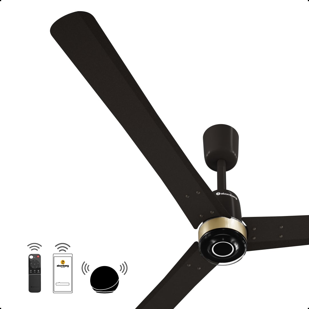atomberg Renesa Elite Smart 600mm BLDC Ceiling Fan with IoT & Remote | 32W | 112 CMM Air Delivery | Advance Air+ Technology | Moonbeam Light | Low Noise | 5 Year Warranty (Earth Brown)