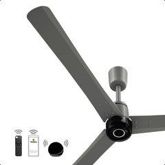 atomberg Renesa Elite Smart 900mm BLDC Ceiling Fan with IoT & Remote | 35W | 180 CMM Air Delivery | Advance Air+ Technology | Moonbeam Light | Low Noise | 5 Year Warranty (Sand Grey)