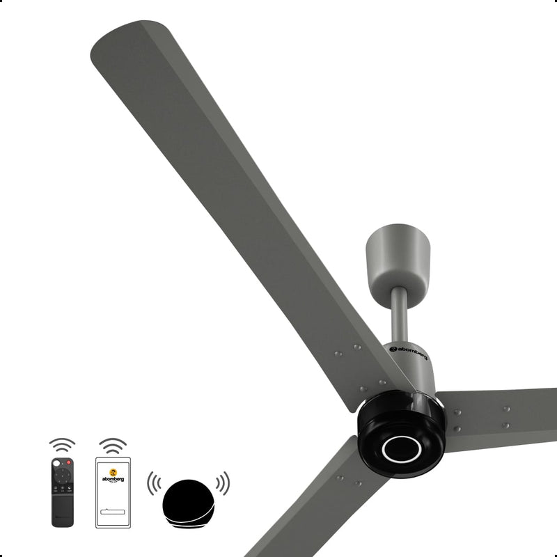 atomberg Renesa Elite Smart 900mm BLDC Ceiling Fan with IoT & Remote | 35W | 180 CMM Air Delivery | Advance Air+ Technology | Moonbeam Light | Low Noise | 5 Year Warranty (Sand Grey)