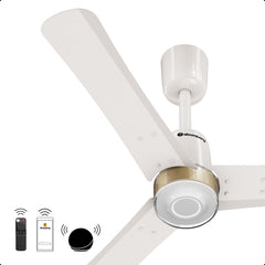 atomberg Renesa Elite Smart 900mm BLDC Ceiling Fan with IoT & Remote | 35W | 180 CMM Air Delivery | Advance Air+ Technology | Moonbeam Light | Low Noise | 5 Year Warranty (Pearl White)