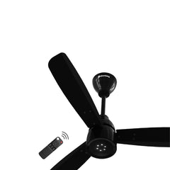 atomberg Renesa Enzel 900mm BLDC Ceiling Fan with Remote | 5 Star | 35W | 180 CMM Air Delivery | LED Speed Indicator | Low Noise | 3 Year Warranty (Gloss Black)