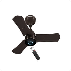 atomberg Renesa Halo Smart 600mm BLDC Ceiling Fan with IoT & Remote | 32W | 115 CMM Air Delivery | Advance Air+ Technology | LED Speed Indicator | Low Noise | 3 Year Warranty (Blaze Brown)