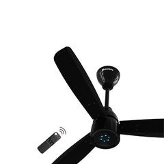 atomberg Renesa Prime 900mm BLDC Ceiling Fan with Remote | 5 Star | 35W | 180 CMM Air Delivery | LED Speed Indicator | Low Noise | 3 Year Warranty (Gloss Black)