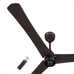 atomberg Renesa Halo Smart 1400mm BLDC Ceiling Fan with IoT & Remote | 35W | 250 CMM Air Delivery | Advance Air+ Technology | LED Speed Indicator | Low Noise | 3 Year Warranty (Blaze Brown)