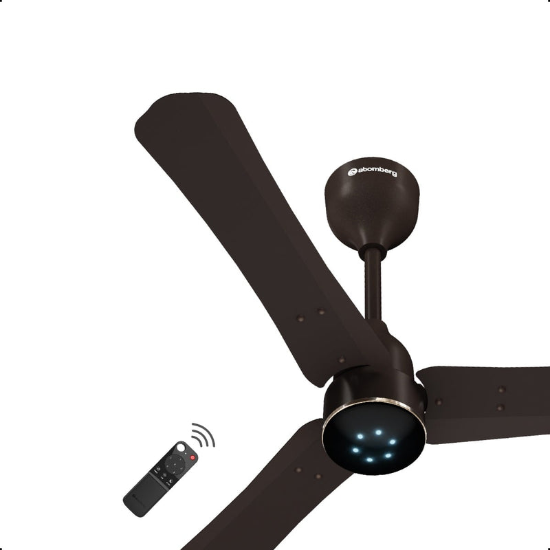 atomberg Renesa Halo Smart 900mm BLDC Ceiling Fan with IoT & Remote | 35W | 180 CMM Air Delivery | Advance Air+ Technology | LED Speed Indicator | Low Noise | 3 Year Warranty (Blaze Brown)
