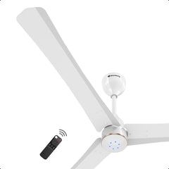 atomberg Renesa Halo Smart 900mm BLDC Ceiling Fan with IoT & Remote | 35W | 180 CMM Air Delivery | Advance Air+ Technology | LED Speed Indicator | Low Noise | 3 Year Warranty (White and Rose Gold)
