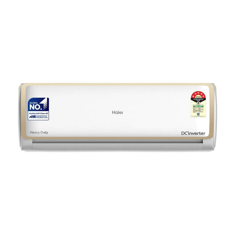 Haier 2023 Model 1.6 Ton 5 Star Split Inverter Frost Self-Clean, Triple Inverter Plus Technology, Cooling at Extreme Temperature, Hyper PCB AC (HS19E-TXB5B/HU19-5B(INV) / HSU19E-TXG5BE(INV), White)-1
