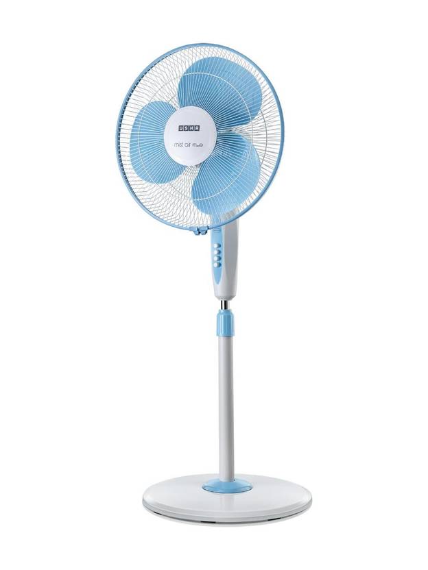 USHA Mist Air Flo 400mm 3 Blade Motor Pedestal Fan (Aerodynamically Design)-2