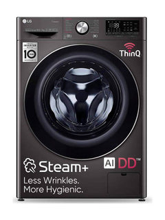LG 10.5/7 kg Washer with Dryer with Inverter,AI Direct Drive Technology Ready to Wear Clothes with In-built Heater Black (FHD1057STB/F4V9RCP2E)-1