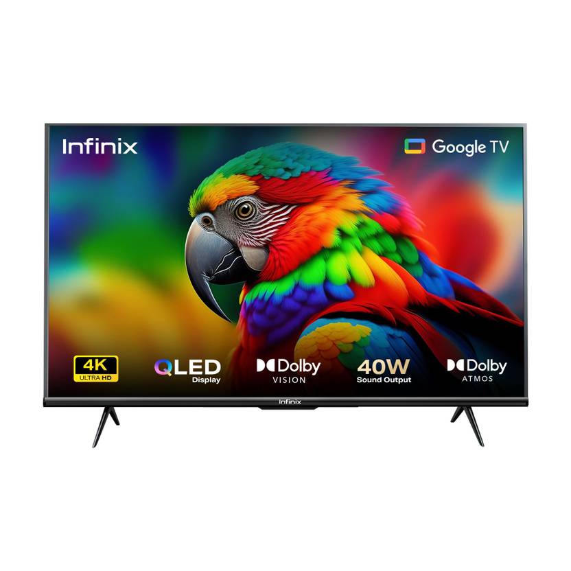 Infinix 140 cm (55 inch) QLED Ultra HD (4K) Smart Google TV (55GU1Q/55GU3Q)