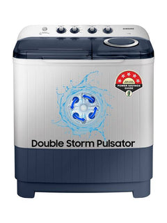Samsung 7.5 kg 5 star, Air Turbo Drying Semi Automatic Top Load Washing Machine Blue, Grey (WT75M3200LL/TL)-1