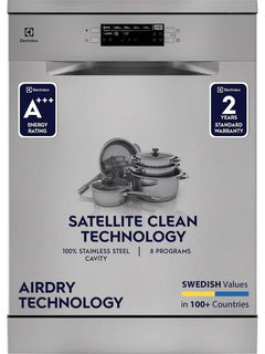 Electrolux ESZ69300SX Free Standing 15 Place Settings Dishwasher-1