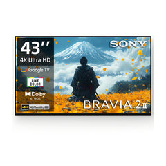 Sony 108 cm (43 inches) BRAVIA 2M2 Series 4K Ultra HD Smart LED Google TV K-43S22BM2