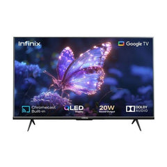 Infinix 32GH3Q 80 cm (32 inch) QLED HD Ready Smart Google TV with Bezel-less Design-1