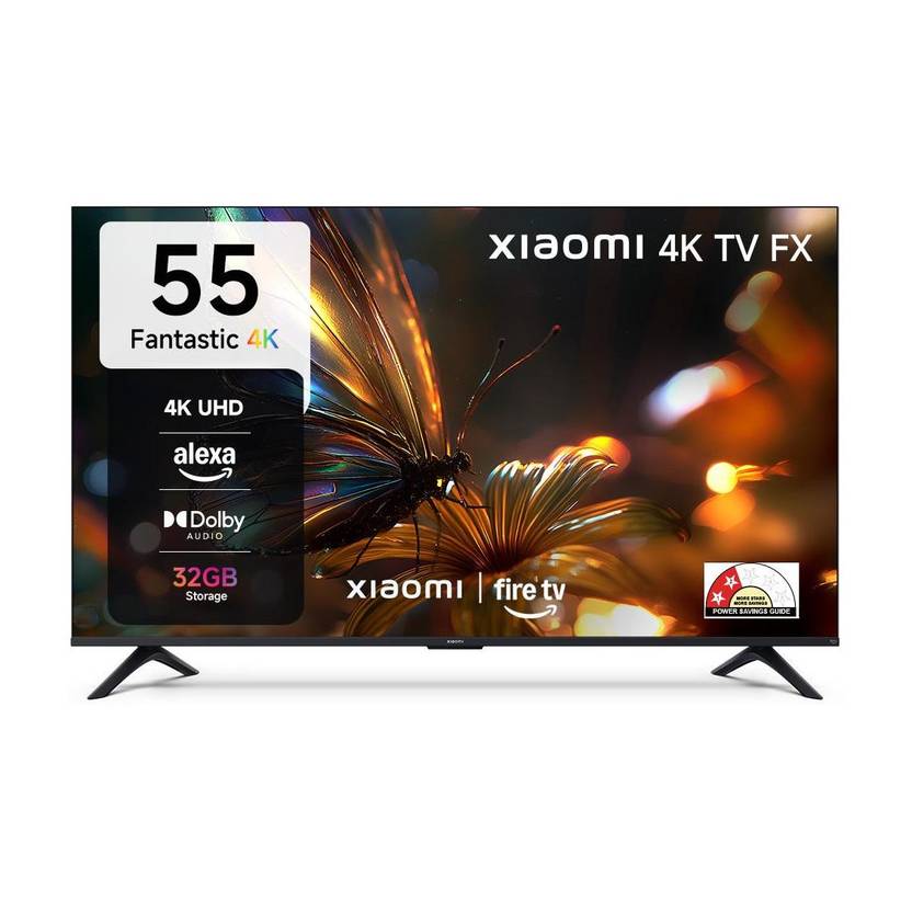 Xiaomi FX Series 138.68 cm (55 inch) Ultra HD (4K) LED Smart Fire TV with Alexa built-in (L55MB-FIN)