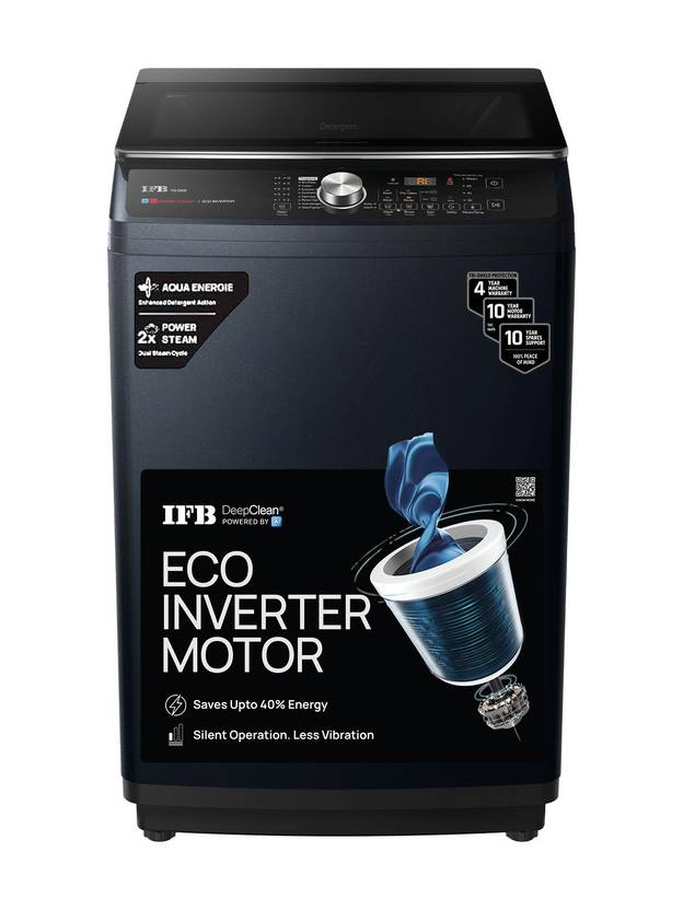 IFB 10 Kg 5 Star Inverter Fully Automatic Top Load Washing Machine (DeepClean, TL100RB2SID, Power Steam With In Built Heater, Royal Blue)-2