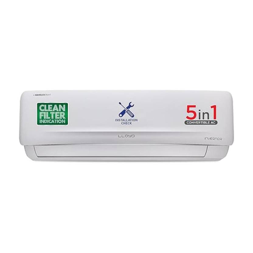 Lloyd 2024 Model 1.5 Ton 3 Star Split Inverter with Wi-fi AC (GLS18I3FOSEW, White)-1