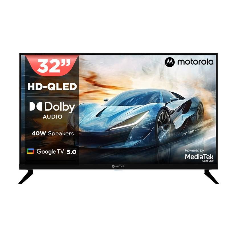 Motorola 80 cm (32 inch) QLED HD Ready Smart Google TV 2026 Edition (32HDGQMGSAQ)-1