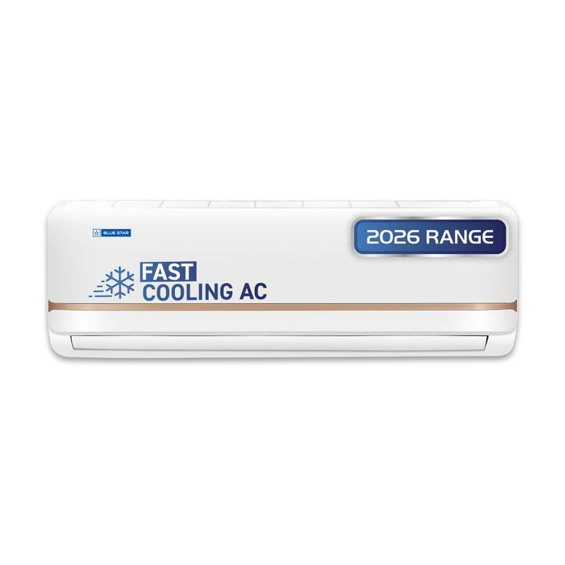 Blue Star 2026 Model 1.5 Ton 2 Star Split Fixed Speed AC (FA218TXU, White)-1