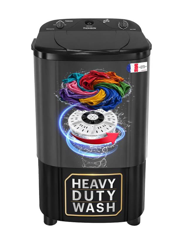 Thomson 8 kg Washer only Black (TW8000)