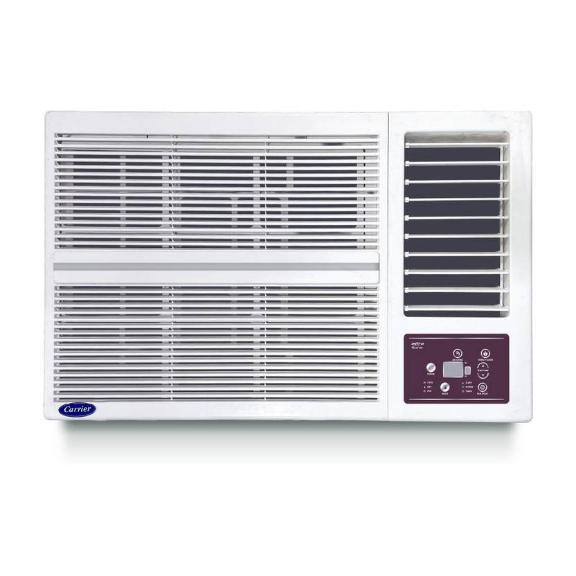 Carrier 2026 Model 1.5 Ton 3 Star Window Inverter Turbo mode for Faster Cooling, Energy Saver Mode, Dry Function for Monsoons, Auto Timer and Dust (CIW19SC3R36F1, White)