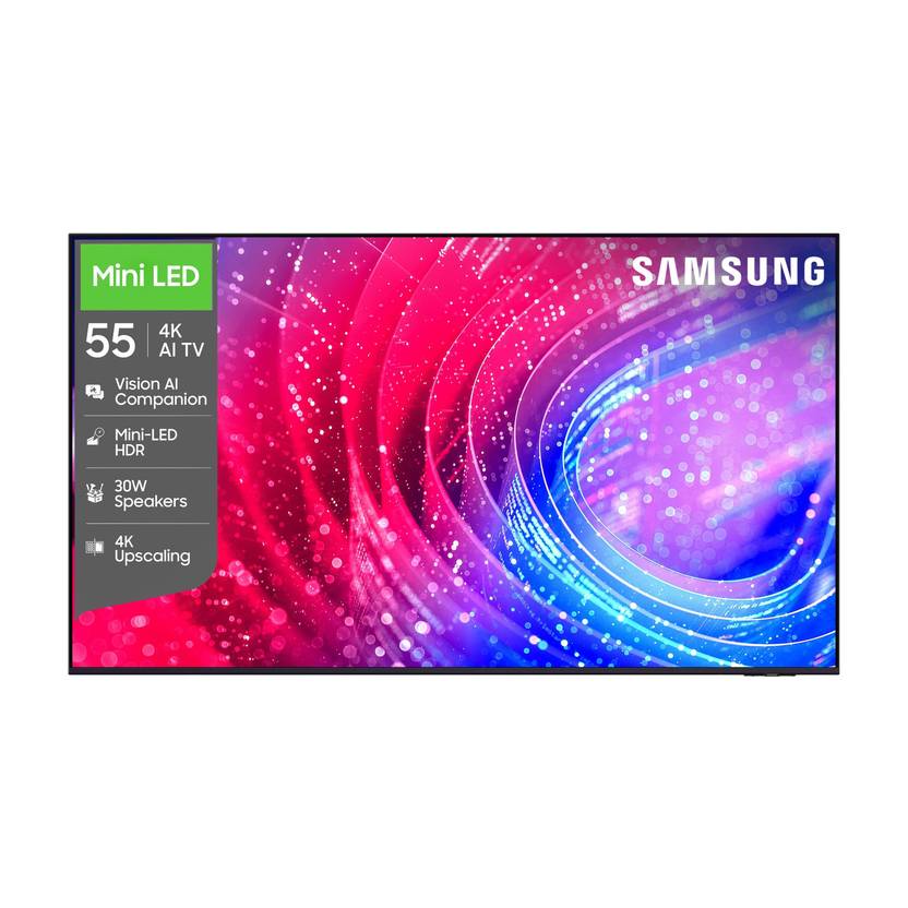 Samsung Vision AI 138 cm (55 inch) Ultra HD (4K) Mini LED Smart Tizen TV 2026 Edition with Vision AI Companion 30W Powerful Speakers Mini LED HDR (UA55M2EHAULXL)