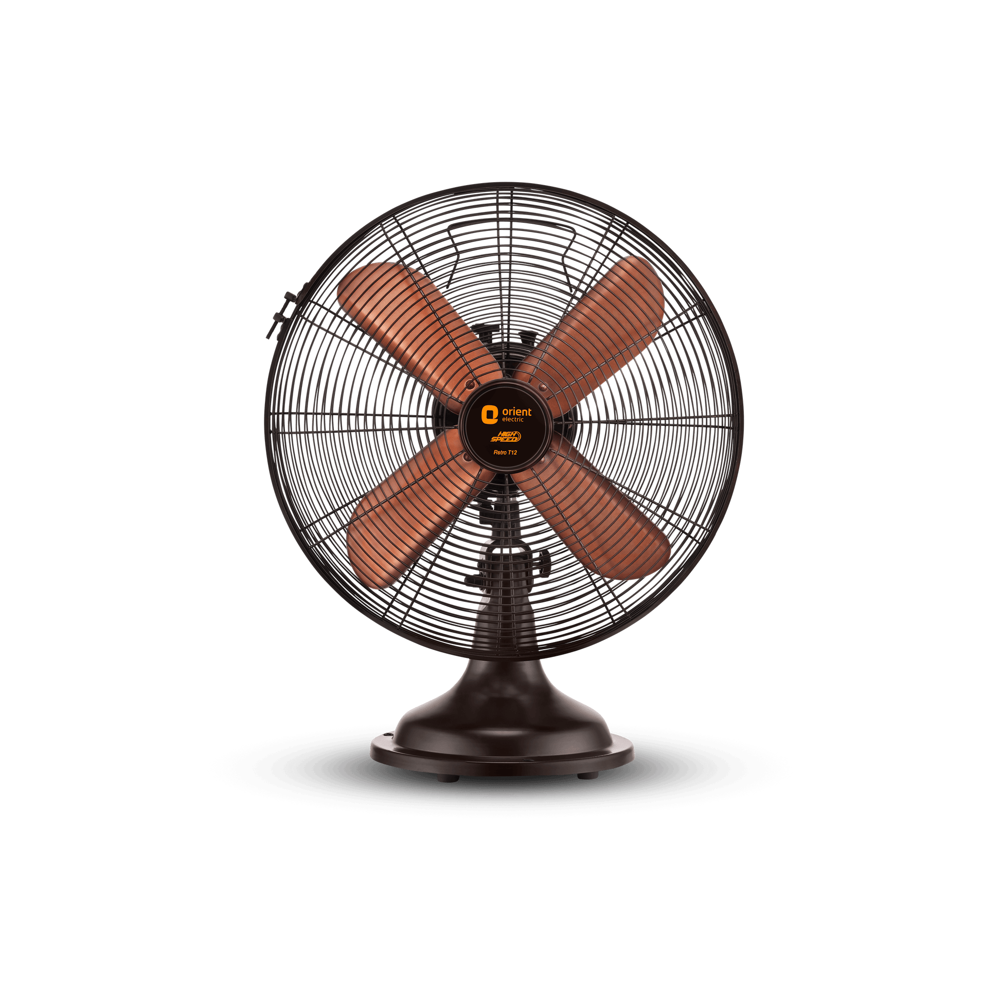 Retro T16 400mm High-Speed Table Fan (Rubbed Bronze)