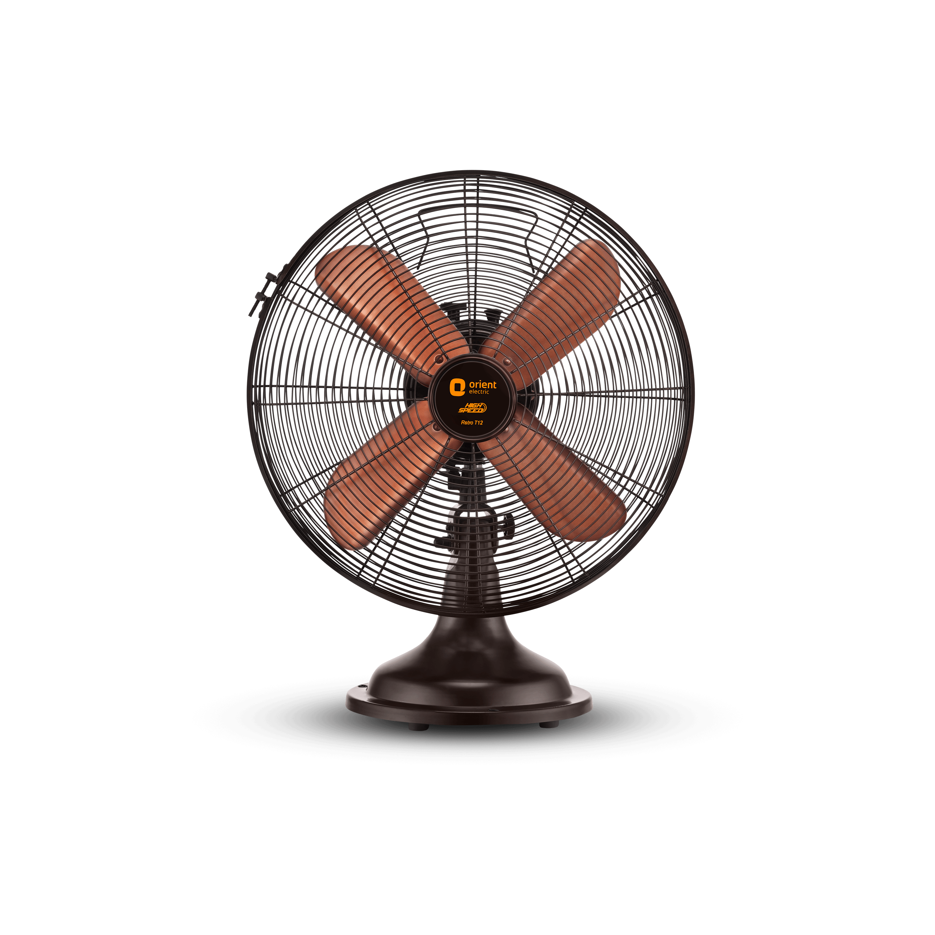 Retro T16HS 400mm High-Speed Table Fan (Rubbed Bronze)