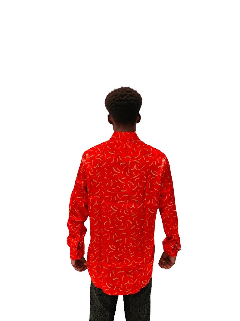 Relaxed Fit Printed Party Shirt