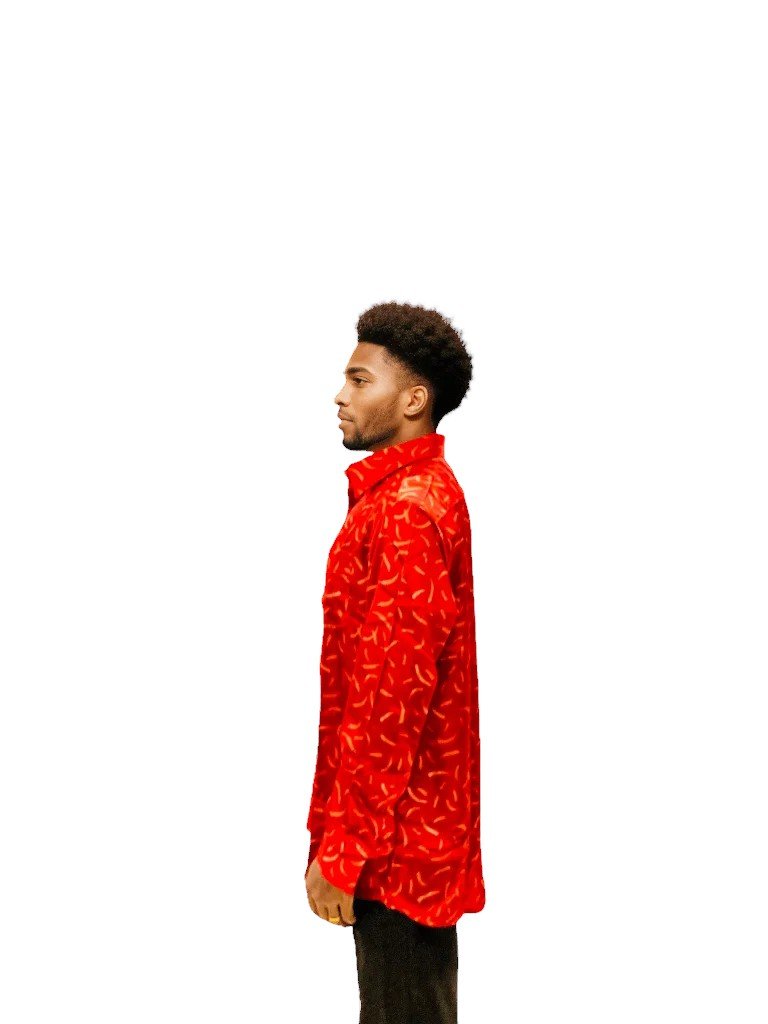 Relaxed Fit Printed Party Shirt