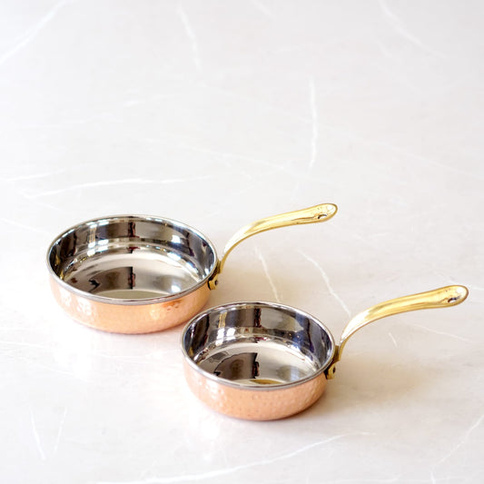 Brass Globe's Copper Steel Saucepan with Tincoated