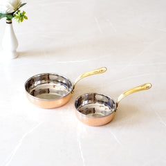Brass Globe's Copper Steel Saucepan with Tincoated