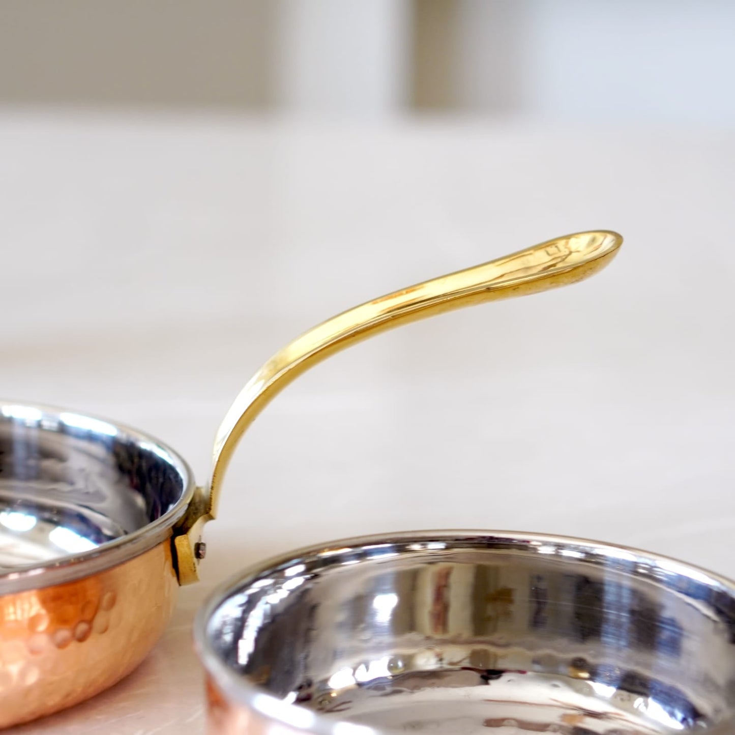 Brass Globe's Copper Steel Saucepan with Tincoated