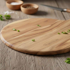 Circular Acacia Wood Chopping Board